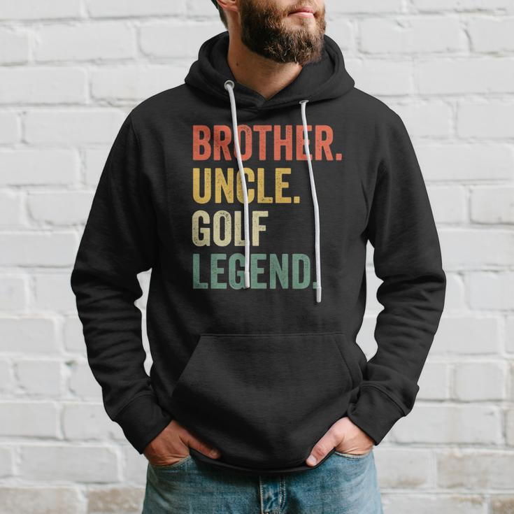 Mens Funny Golfer Brother Uncle Golf Legend Vintage Retro Golfing Hoodie Gifts for Him