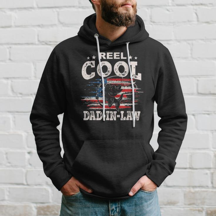 Mens Gift For Fathers Day Tee - Fishing Reel Cool Dad-In Law Hoodie Gifts for Him