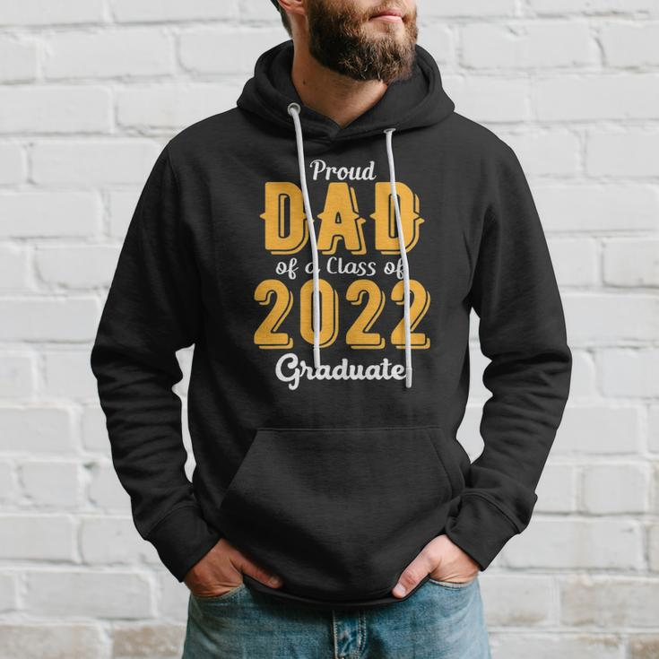 Mens Proud Dad Of A Class Of 2022 Graduate Daddy Senior 22 Gift Hoodie Gifts for Him