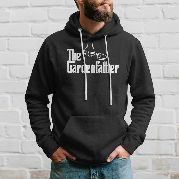 Mens The Gardenfather Funny Gardener Gardening Plant Grower Hoodie Gifts for Him