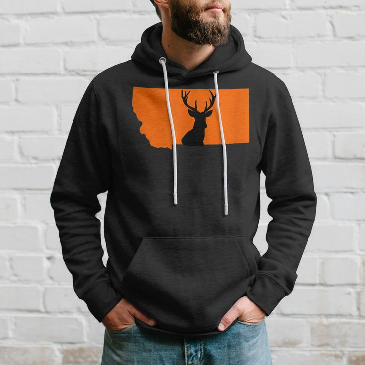 Montana Hunting Hunter Deer Elk Mt State Outdoor Archer Bow Hoodie Gifts for Him