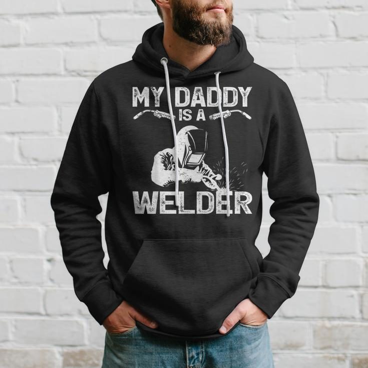 My Daddy Is A Welder Welding Girls Kids Boys Hoodie Gifts for Him