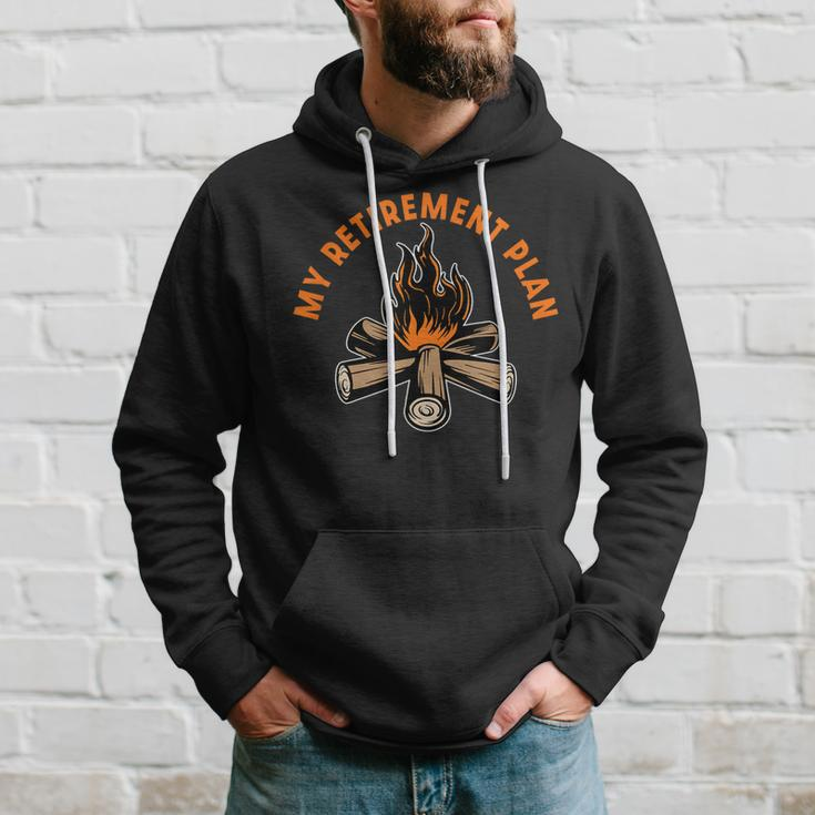 My Retirement Plan Hiking Grandfather Camping Grandkids Hoodie Gifts for Him