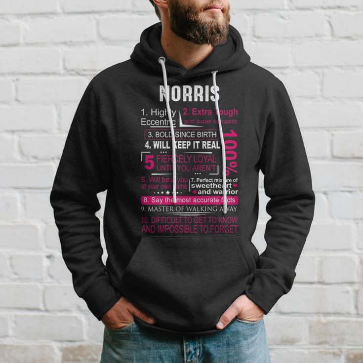 Norris Name Gift Norris V2 Hoodie Gifts for Him