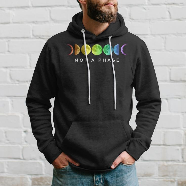 Not A Phase Moon Lgbt Gay Pride Hoodie Gifts for Him