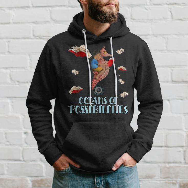 Oceans Of Possibilities Summer Reading 2022 Librarian Hoodie Gifts for Him