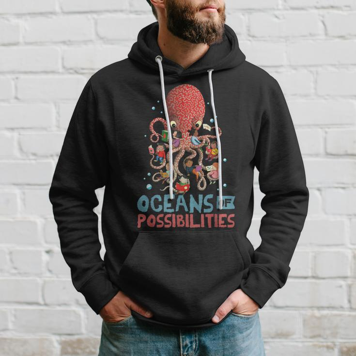 Oceans Of Possibilities Summer Reading 2022 Octopus Hoodie Gifts for Him