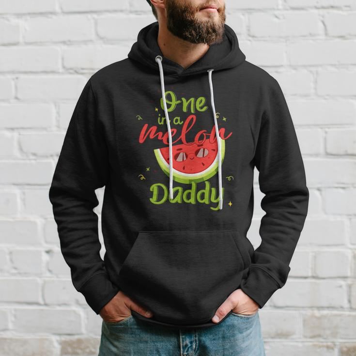 One In A Melon Daddy Watermelon Funny Family Matching Men Hoodie Gifts for Him