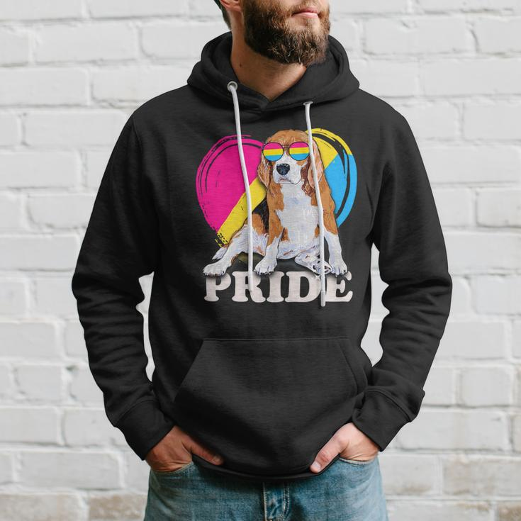 Pansexual Beagle Rainbow Heart Pride Lgbt Dog Lover 56 Beagle Dog Hoodie Gifts for Him
