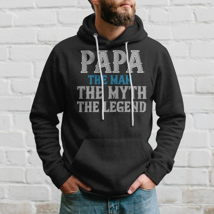 Papa The Man The Myth The Legend Fathers Day Gift Hoodie Gifts for Him