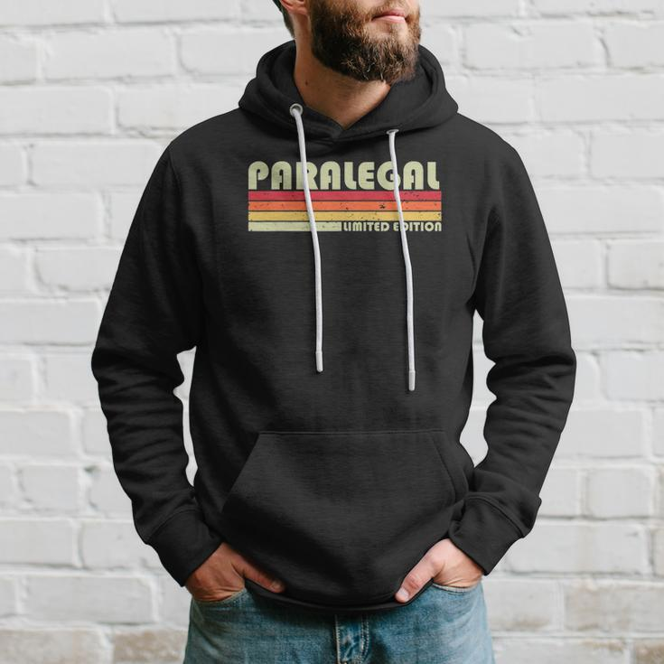 Paralegal Funny Job Title Profession Birthday Worker Idea Hoodie Gifts for Him