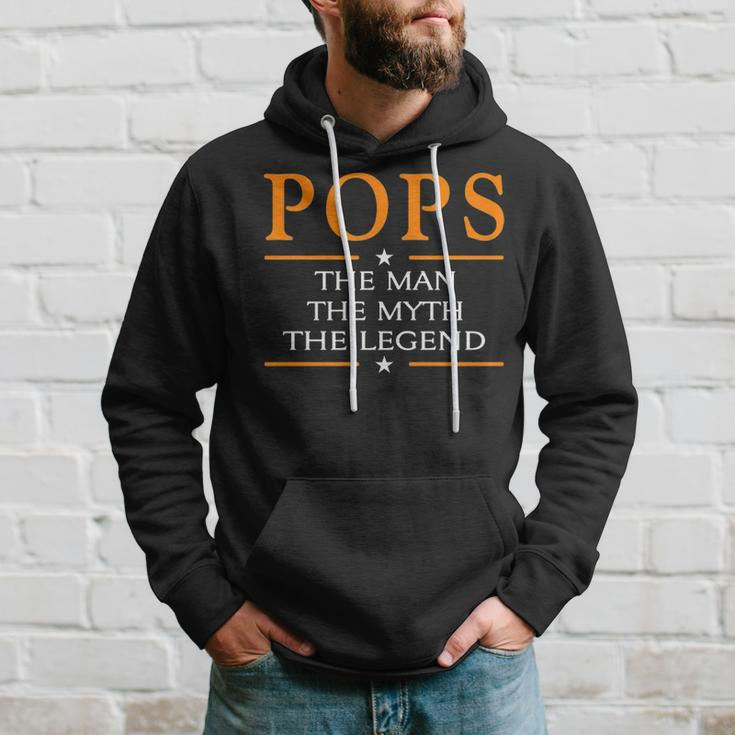 Pops Grandpa Gift Pops The Man The Myth The Legend Hoodie Gifts for Him