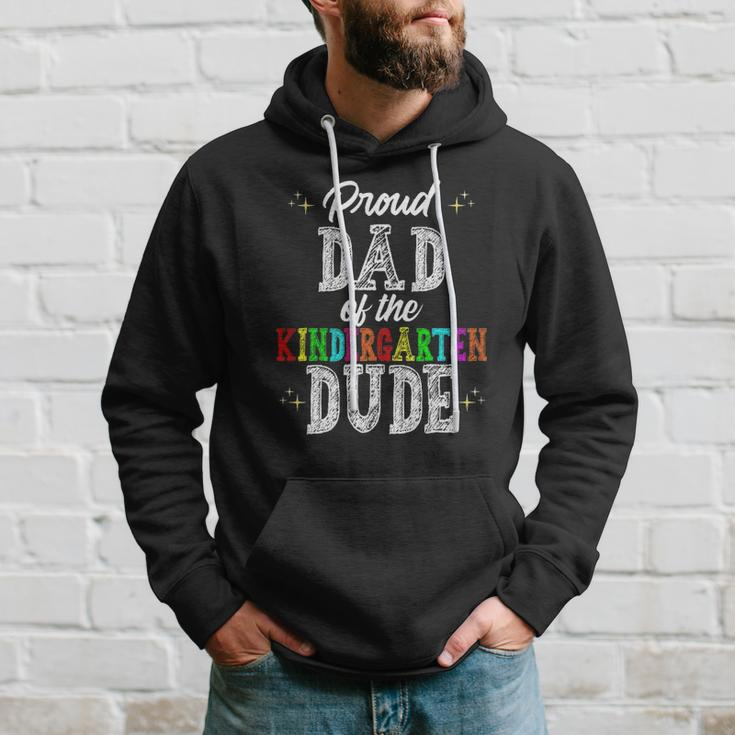 Proud Dad Of The Kindergarten Dude First Day Of School Set Hoodie Gifts for Him