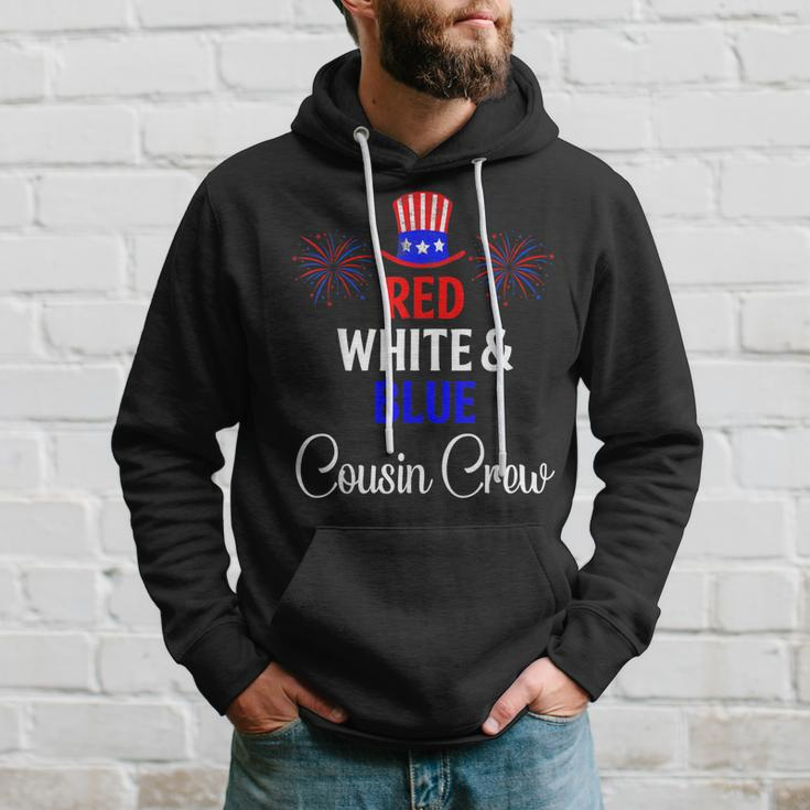 Red White & Blue Cousin Crew 4Th Of July Firework Matching Hoodie Gifts for Him