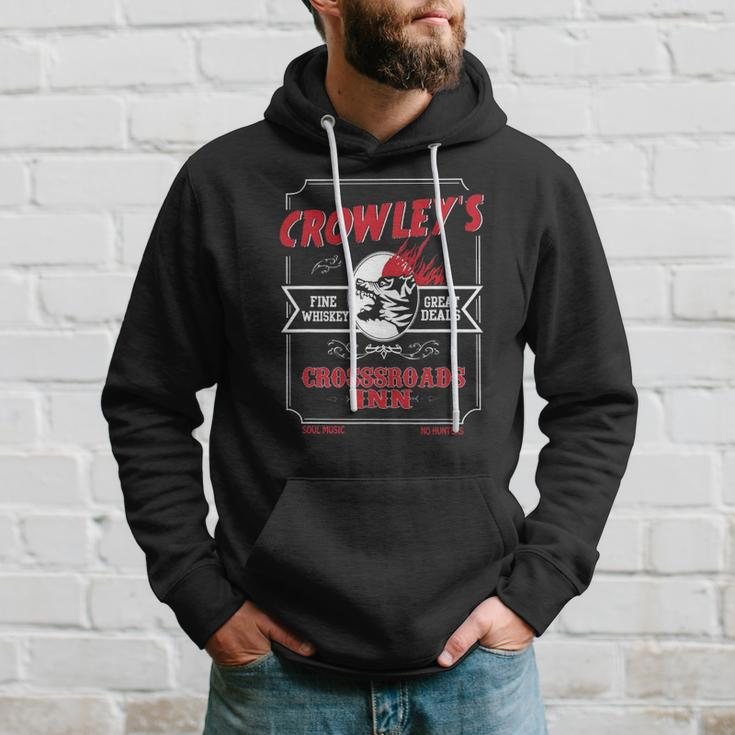 Retro Crowleys Crossroads Dive Bar Hoodie Gifts for Him