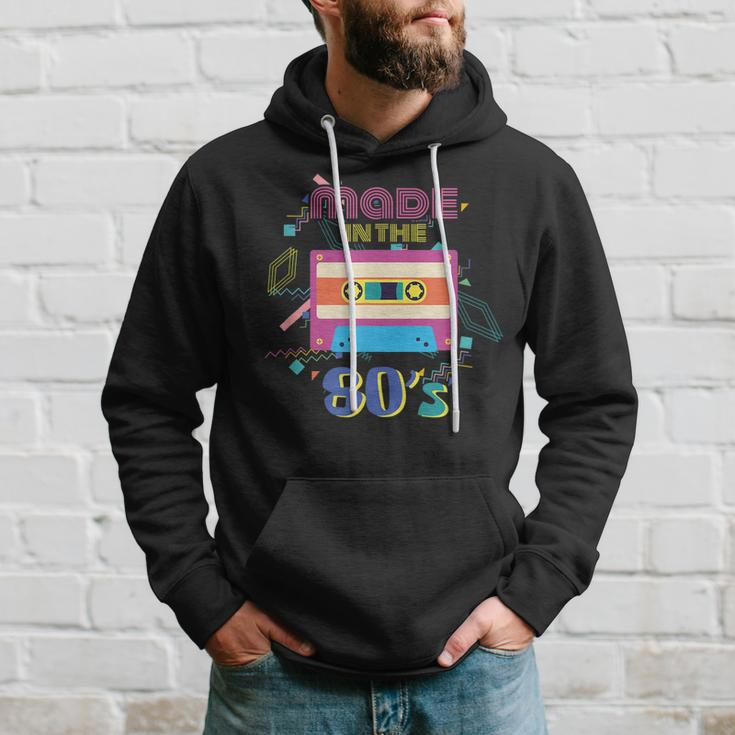 Retro Dance Party Disco Birthday Made In 80S Cassette Tape Hoodie Gifts for Him