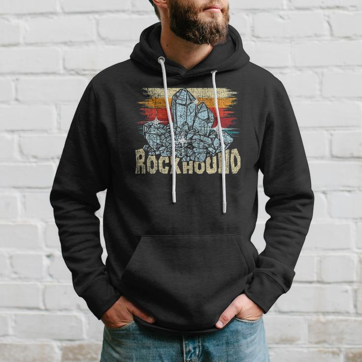 Rockhound - Rock Collector Geode Hunter Geology Geologist Hoodie Gifts for Him