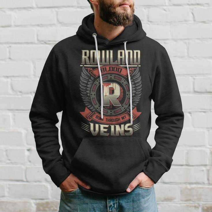 Rowland Blood Run Through My Veins Name V6 Hoodie Gifts for Him