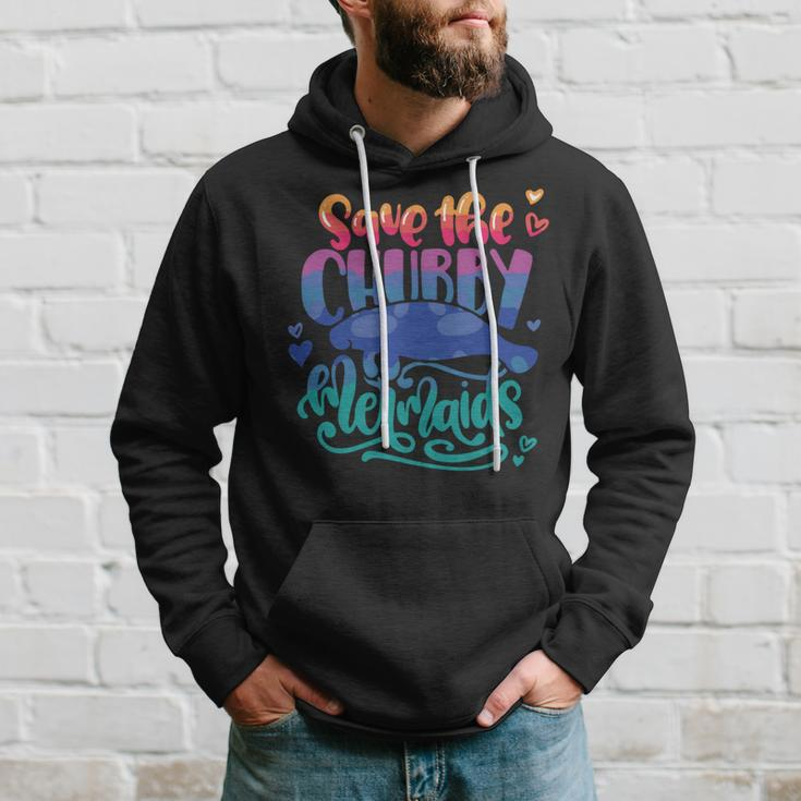 Save The Chubby Mermaids Funny Mermaid Hoodie Gifts for Him