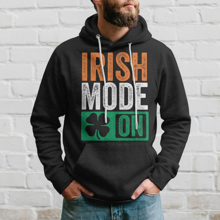 St Patricks Day Beer Drinking Ireland - Irish Mode On Hoodie Gifts for Him