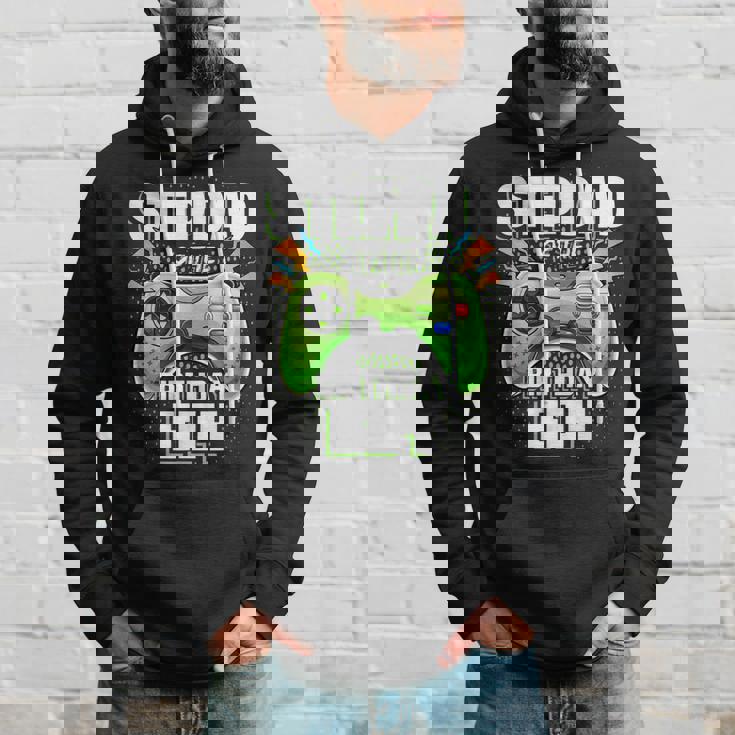 Stepdad Of The Birthday Boy Matching Family Video Game Party Hoodie Gifts for Him