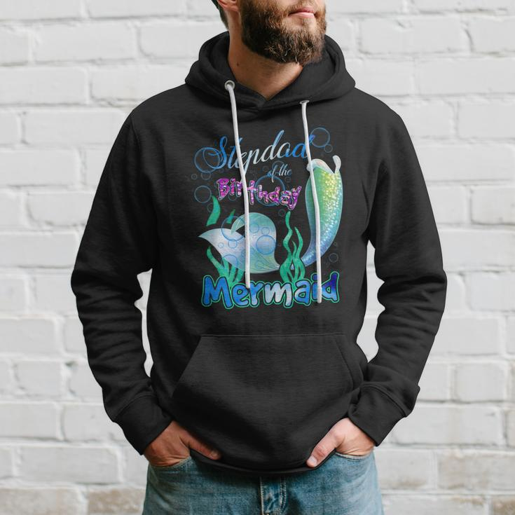 Stepdad Of The Birthday Mermaid Matching Family Hoodie Gifts for Him