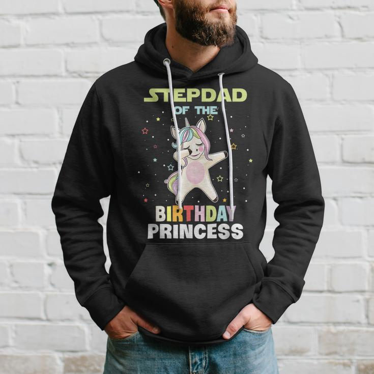 Stepdad Of The Birthday Unicorn Princess Hoodie Gifts for Him