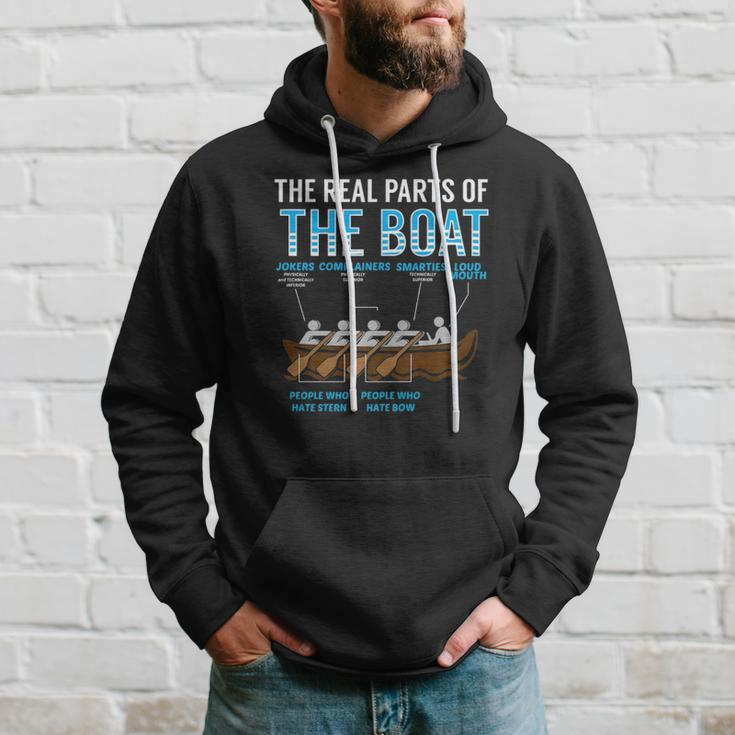 The Real Parts Of The Boat Rowing Gift Hoodie Gifts for Him