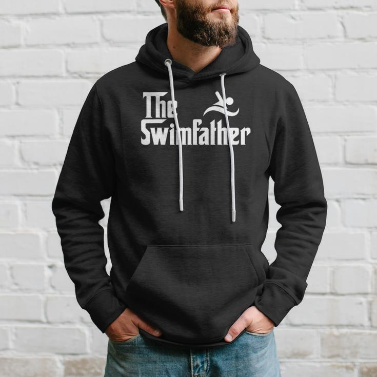 The Swim Father Funny Swimming Swimmer Gift Hoodie Gifts for Him