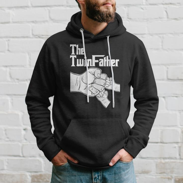 The Twinfather Father Of Twins Fist Bump Hoodie Gifts for Him