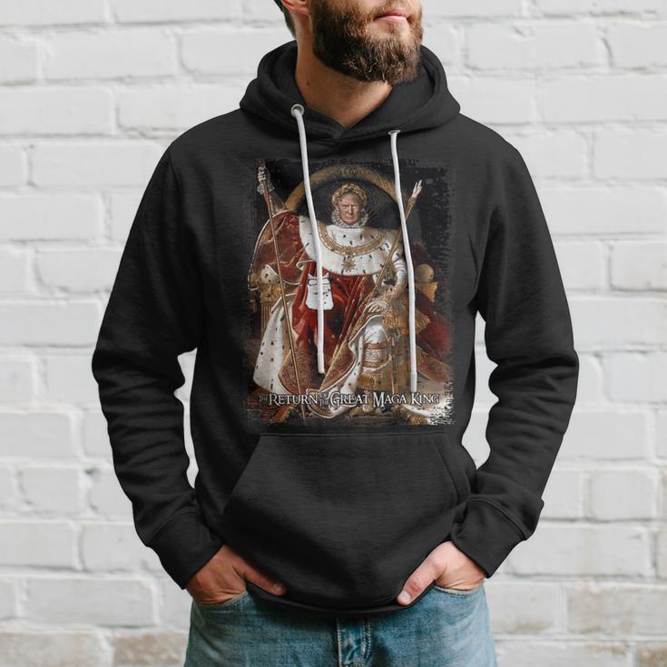 Ultra Maga The Return Of The Great Maga King Fun Trump Hoodie Gifts for Him