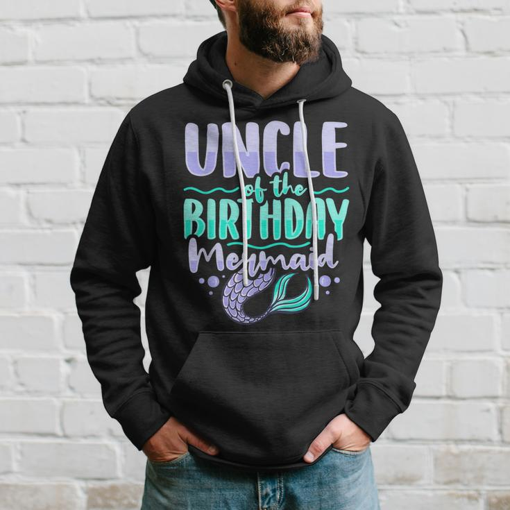 Uncle Of The Birthday Mermaid Design For A Mermaid Uncle Hoodie Gifts for Him