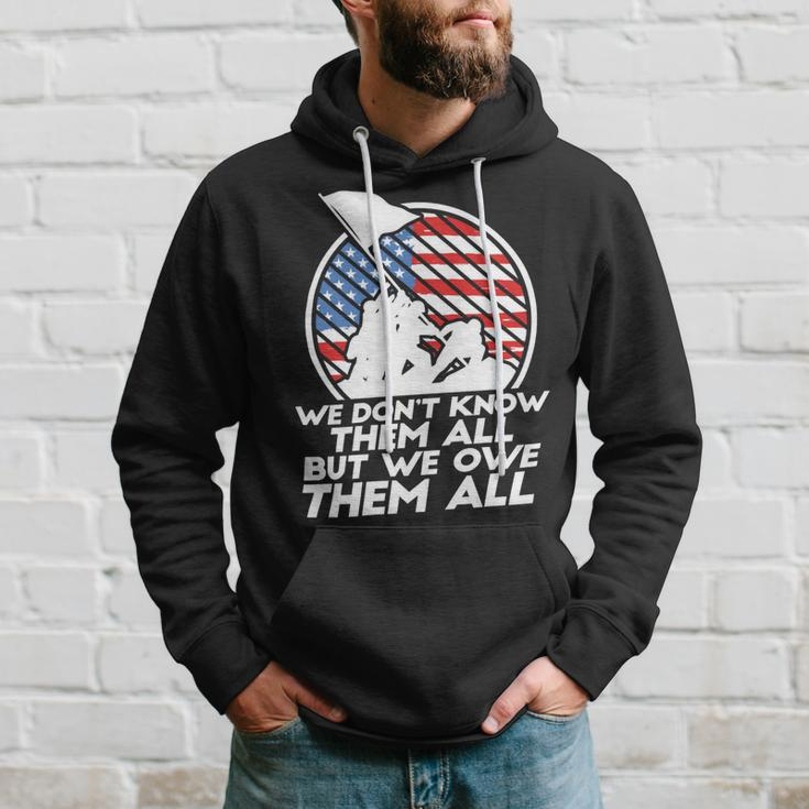 Veteran Veterans Day Us Veterans We Owe Them All 521 Navy Soldier Army Military Hoodie Gifts for Him