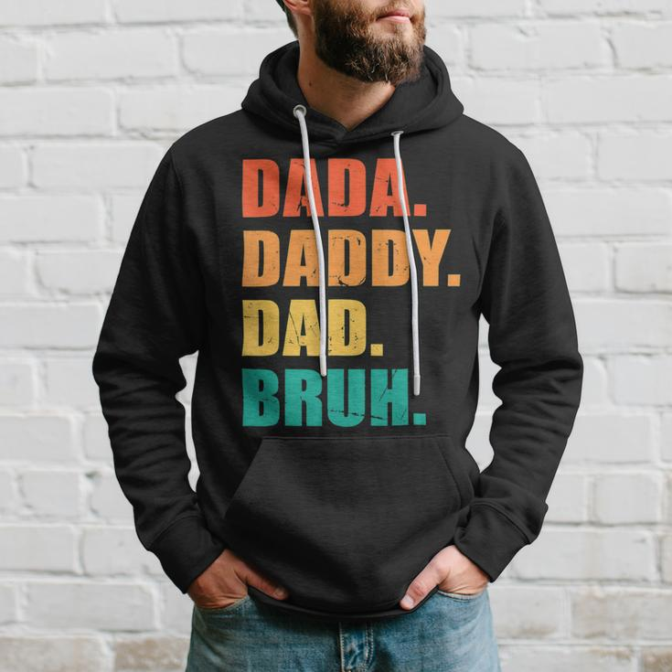 Vintage Retro Fathers Day Outfit Dada Daddy Dad Bruh 8 Shirt Hoodie Gifts for Him