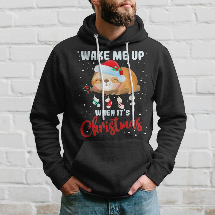 Wake Me Up When Its Christmas 819 Shirt Hoodie Gifts for Him