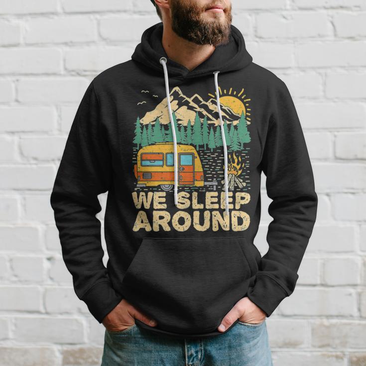 We Sleep Funny Camping Hoodie Gifts for Him