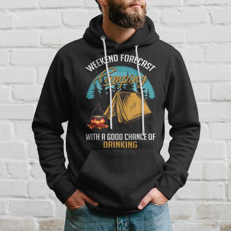 Weekend Forecast Camping With A Good 15 Shirt Hoodie Gifts for Him