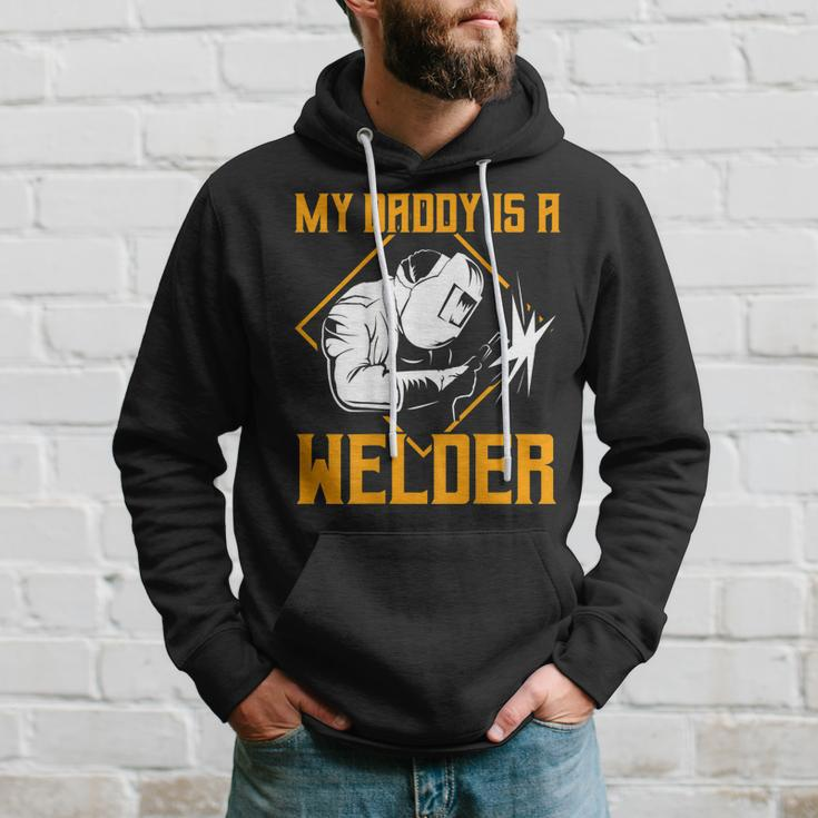 Welder Gifts Welding Design On Back Of Clothing V3 Hoodie Gifts for Him
