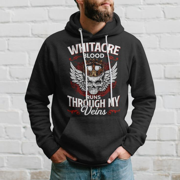 Whitacre Blood Runs Through My Veins Name Hoodie Gifts for Him