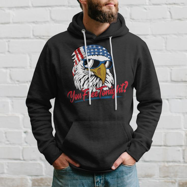 You Free Tonight Bald Eagle American Flag Happy 4Th Of July V2 Hoodie Gifts for Him