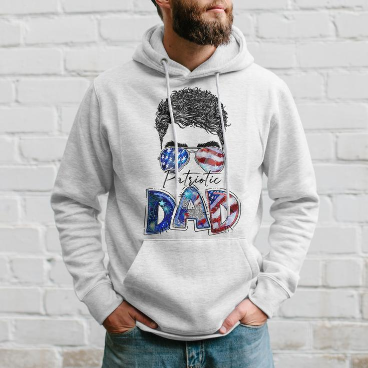 4Th Of July American Flag Dad Life Patriotic Dad Daddy Hoodie Gifts for Him