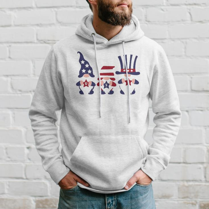 4Th Of July Patriotic Gnomes American Usa Flag Hoodie Gifts for Him