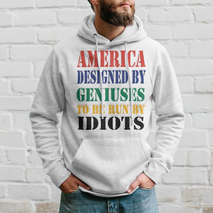 America Designed By Geniuses To Be Run By Idiots Impeach 46 Joe Biden Essential Tshirt Hoodie Gifts for Him