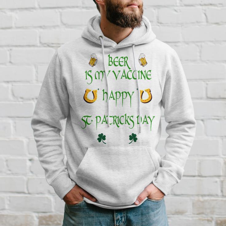 Beer Is My Vaccine Funny St Patricks 608 Shirt Hoodie Gifts for Him