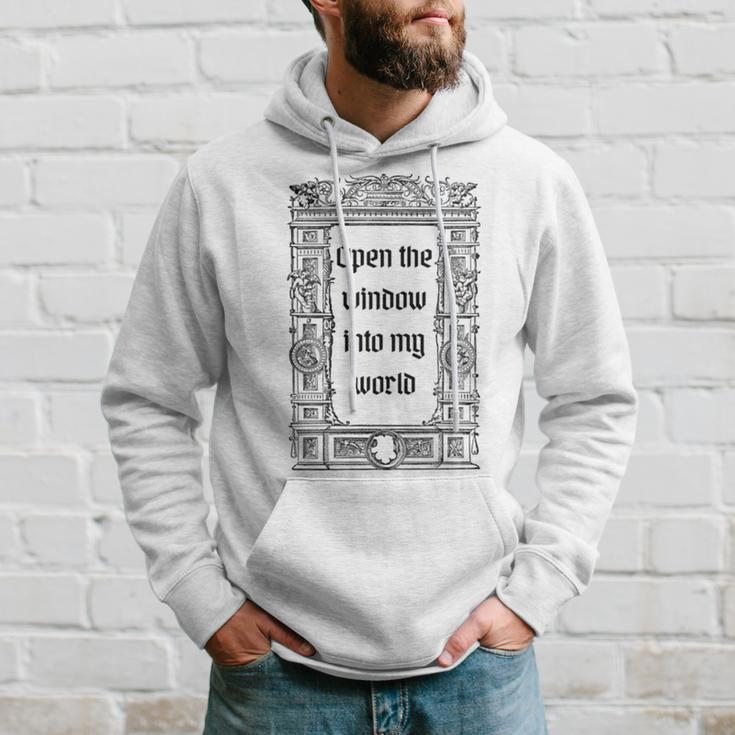 Black White Gothic Medieval Hoodie Gifts for Him