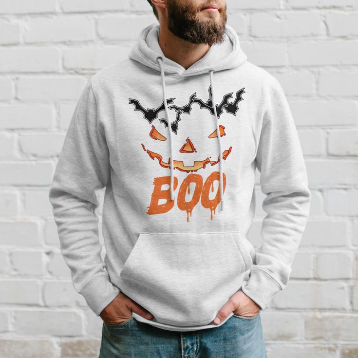 Boo Scary Pumpkin Face Hoodie Gifts for Him