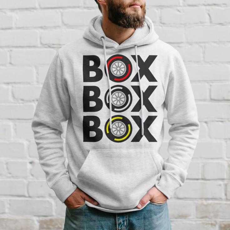 Box Box Box F1 Tyre Compound Design V2 Hoodie Gifts for Him