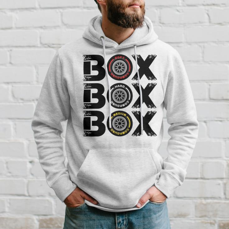 Box Box Box F1 Tyre Compound V2 Design Hoodie Gifts for Him