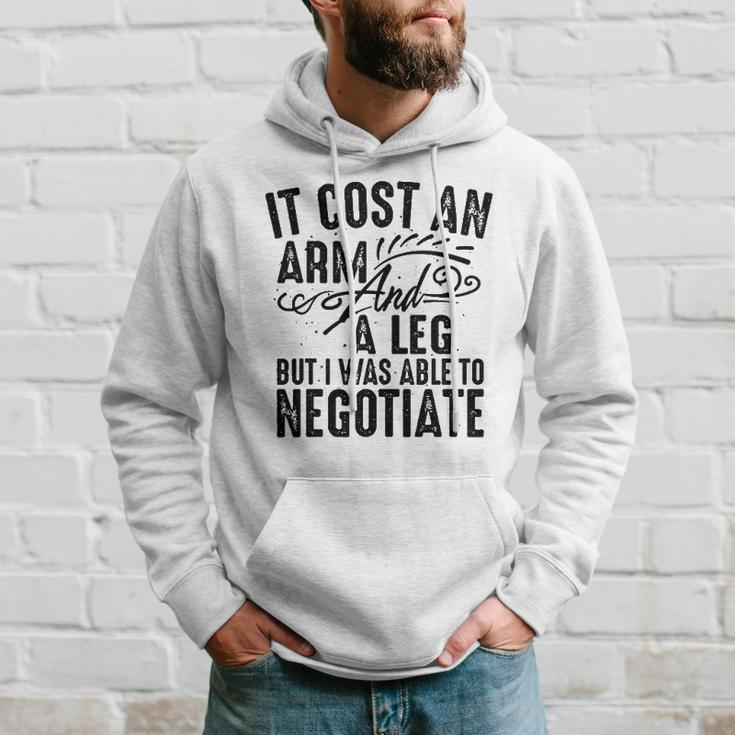 Cool Arm And Leg Able To Negotiate Funny Amputation Gift Hoodie Gifts for Him