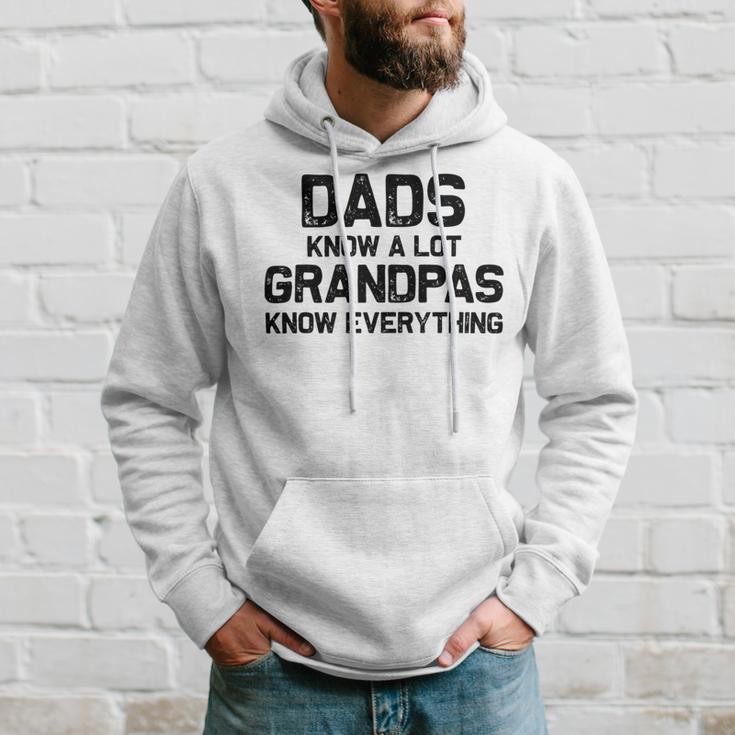 Dads Know A Lot Grandpas Know Everything Hoodie Gifts for Him